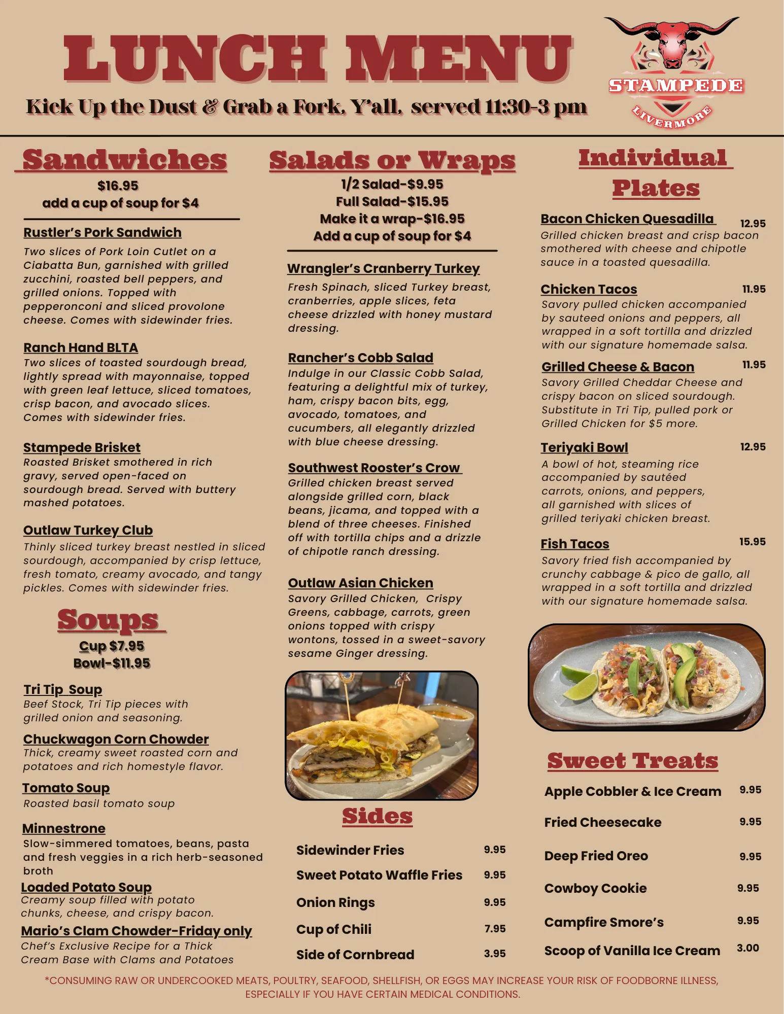 Lunch Menu